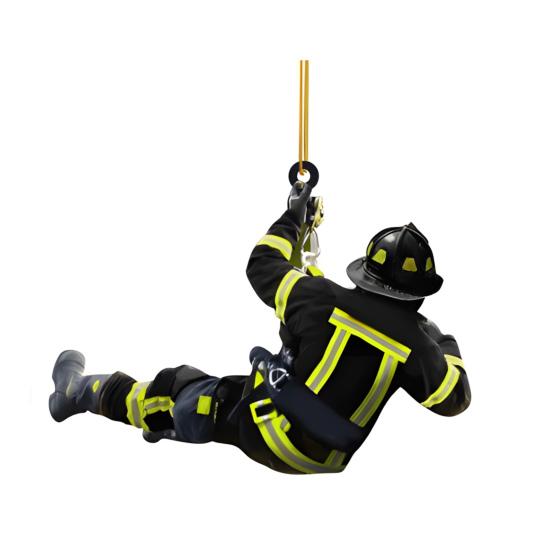 Yousheng рождественские украшения пожарного акриловые пожарные украшения пожарный сувенир подвесной кулон для украшения стены дерева автомобиля