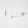 Delicate Women Wedding Snowflake Hair Clips Hair Pin Headwear Pearl Flower Crystal Rhinestone