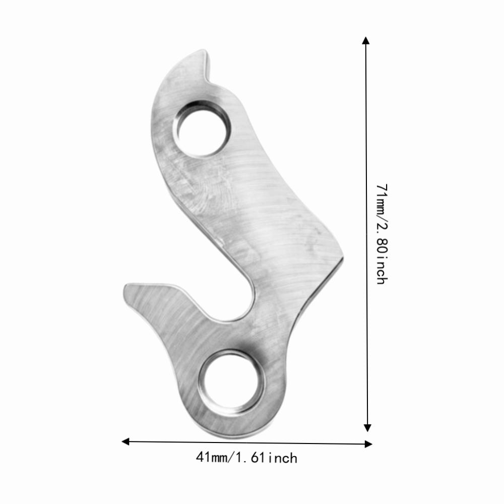 Stainless Steel Bike Derailleur Hook with Screw Bike Frame Gear Tail Hook Bike Tail Hook Repair