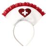 Nurse Hat Halloween Headband for Womens Girls Daily Wearing Halloween Party Fancy Dress Cosplay Hair Accessories