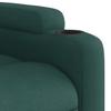 Massage Relax Chair Dark Green Fabric