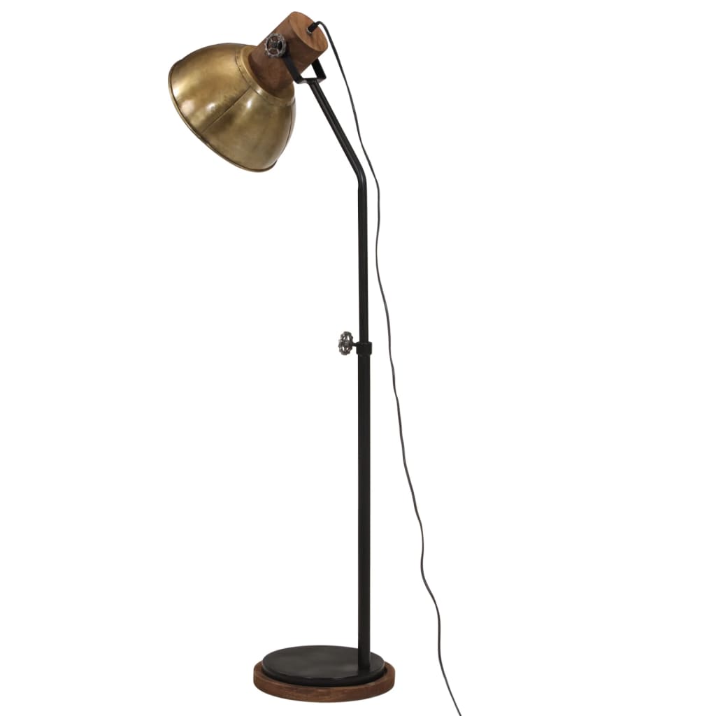 Floor Lamp 25 W Antique Brass Finish 30 x 30 x 100 150 cm E27 Socket