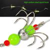 Reusable Squid Hook Luminous Effect Lightweight Fishing Accessories Fishing Octopus Hook for Fishing Lovers