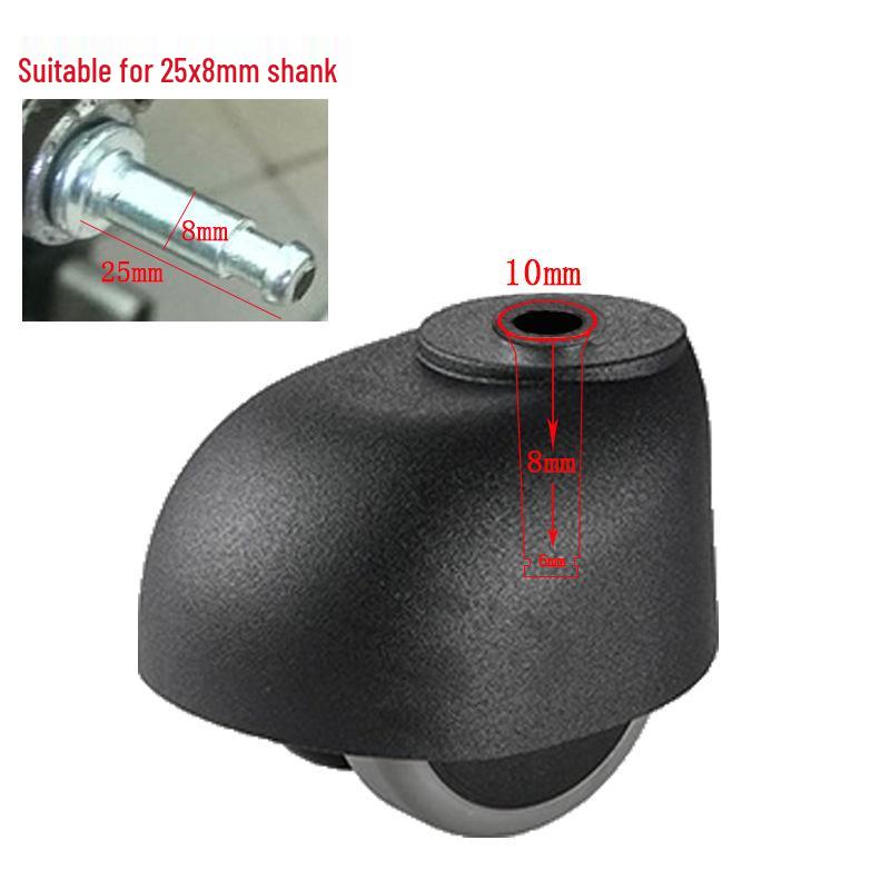 Universal Silent Executive Office Chair Swivel Casters - Boss Bread Wheels with Circlip