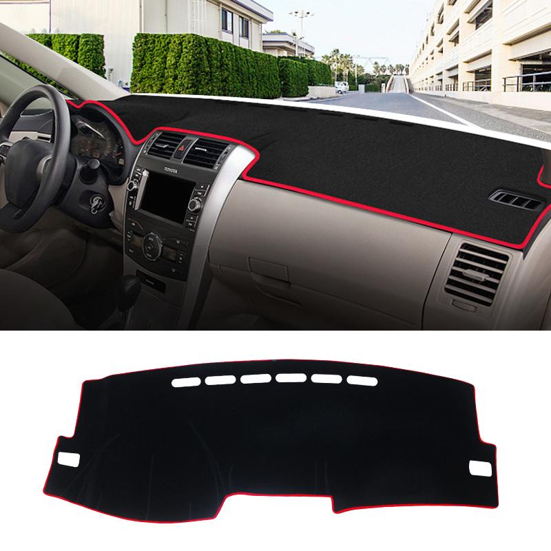 Автомобиль Для Toyota Corolla E140 E150 2006 2007 2008 2009 2010 2011 2012 2013 Коврик на приборную панель Защита от света Противо-УФ Чехол Ковер