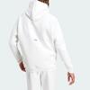Adidas ЗНЕ. Толстовка с капюшоном на молнии с логотипом серии, мужская верхняя одежда, белая IN5092