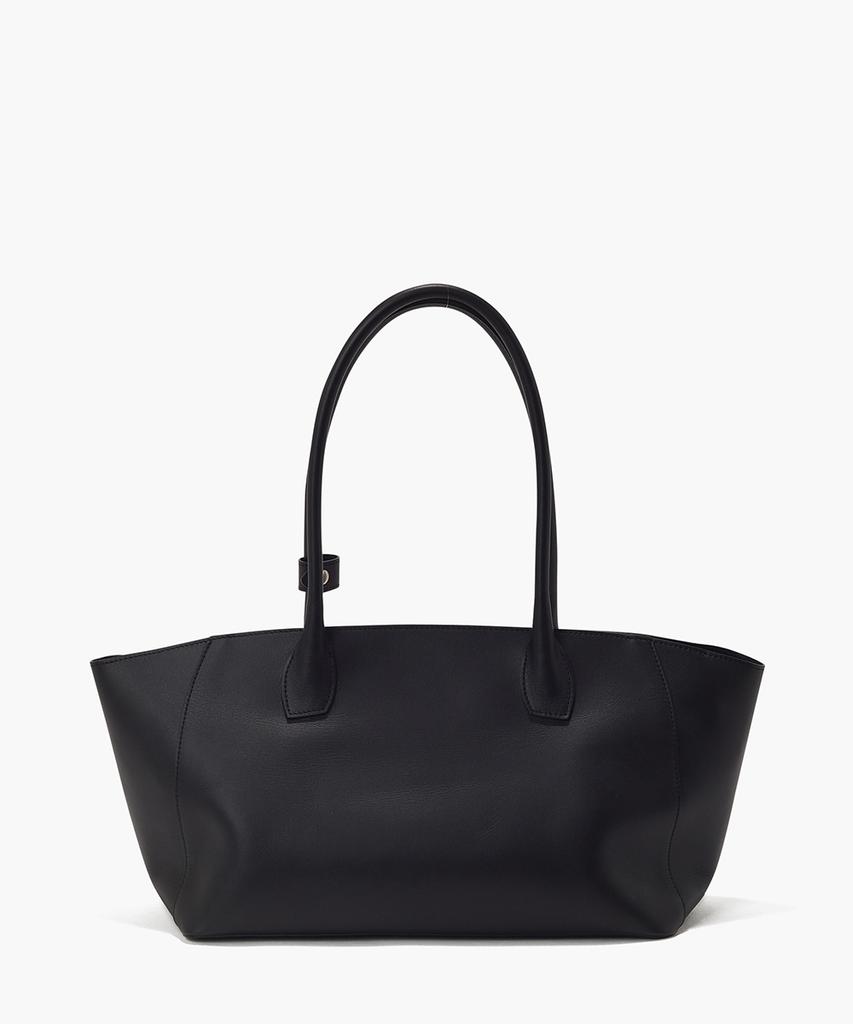 Flor Mag Leather Tote Bag Black