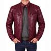 New men's stand-up collar PU leather jacket slim locomotive jacket spring and autumn casual multi-color coat