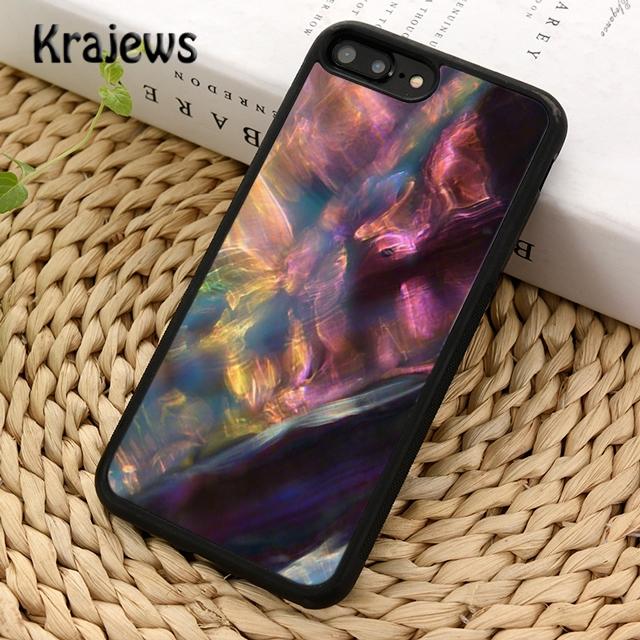 Krajews Geode опаловый переливающийся голографический мраморный чехол для телефона для iPhone 14 5 6s 7 8 plus X XR XS 11 12 13 pro max Samsung S21 S22