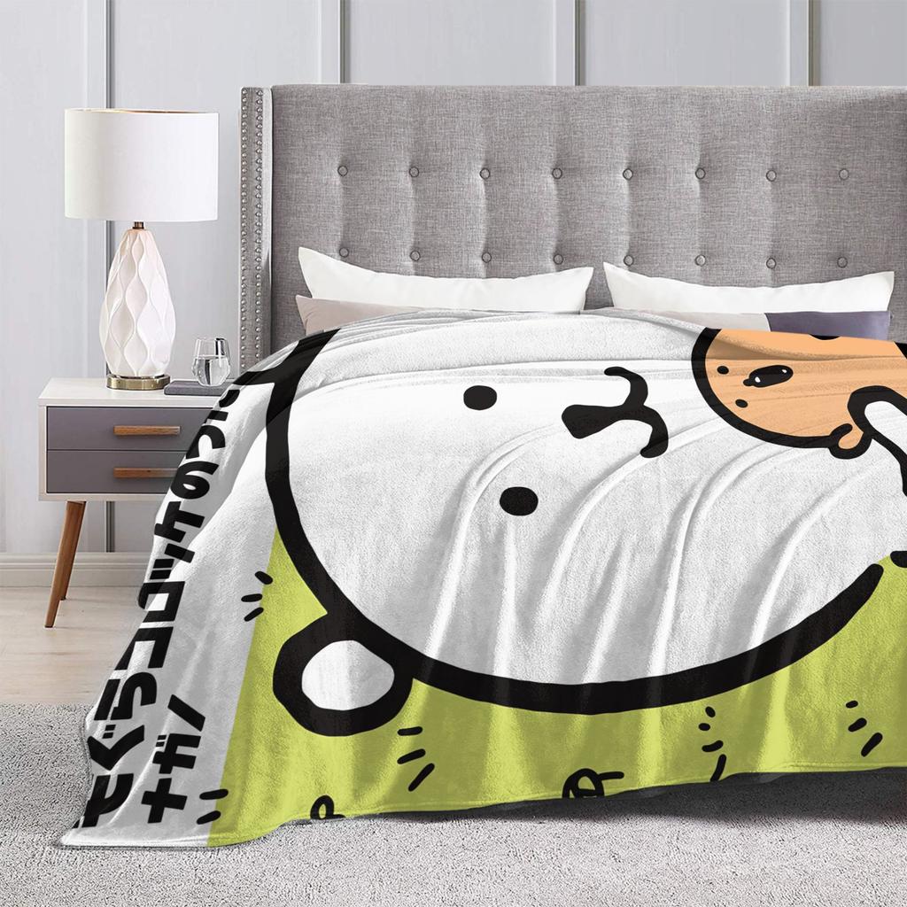Joke Bear Flannel Blanket Winter Warm Soft Throw Blanket for Girls Boys Couch Chair Street Trend Bedspread Sofa Bed Cover