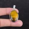 Tiger's Eye Pendant Original Gemstone Jewelry 925 Sterling Silver Pendant Handmade Unique Pendant Tiger's Eye Silver Jewelry Gifts For Wife