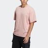 Adidas Originals Trefoil Zipper Short Sleeve Tee Men Tops Pink HH9444