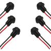 Senzeal T10 W5W 194 Светодиодные лампы 921 Патроны Адаптер Резина + Медный провод 6 шт.