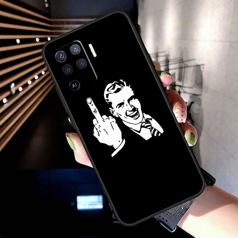 Чехол "Средний палец" для Oppo A74 A54 A94 A80 A60 A40 A18 A38 A58 A78 A98 A96 A76 A16 A15 A17 A57 A77 A5 Pro