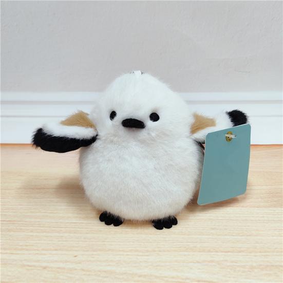 Милый плюшевый кулон в виде птицы, мягкая плюшевая игрушка, попугай, кряква, утка, брелок, плюшевый аксессуар для рюкзака, подарок для детей, любителей птиц