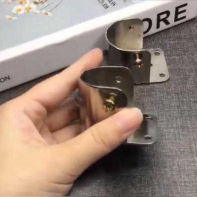 Металлический карниз для штор Римский стержень Фланец Сиденье Код крепления занавески Боковой монтаж Кронштейн сиденья