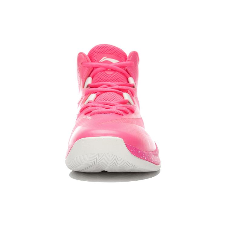 Баскетбольные кроссовки Li Ning Super Light 13 Унисекс Высокие Флуоресцентный Фруктовый Розовый ABFL011-5