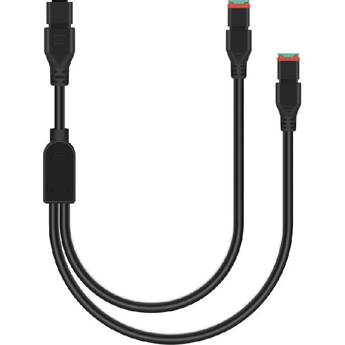 2 in 1 2ft Universal Splitters Deutsch DT Adapters Wiring Harness Extension Kit, 2Pin Plug and Play Connector for LED Work Light