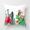 Nordic Style Tropical Plant Cactus Pattern Cushion Cover Sofa Car Office Pillowcase Home Decor