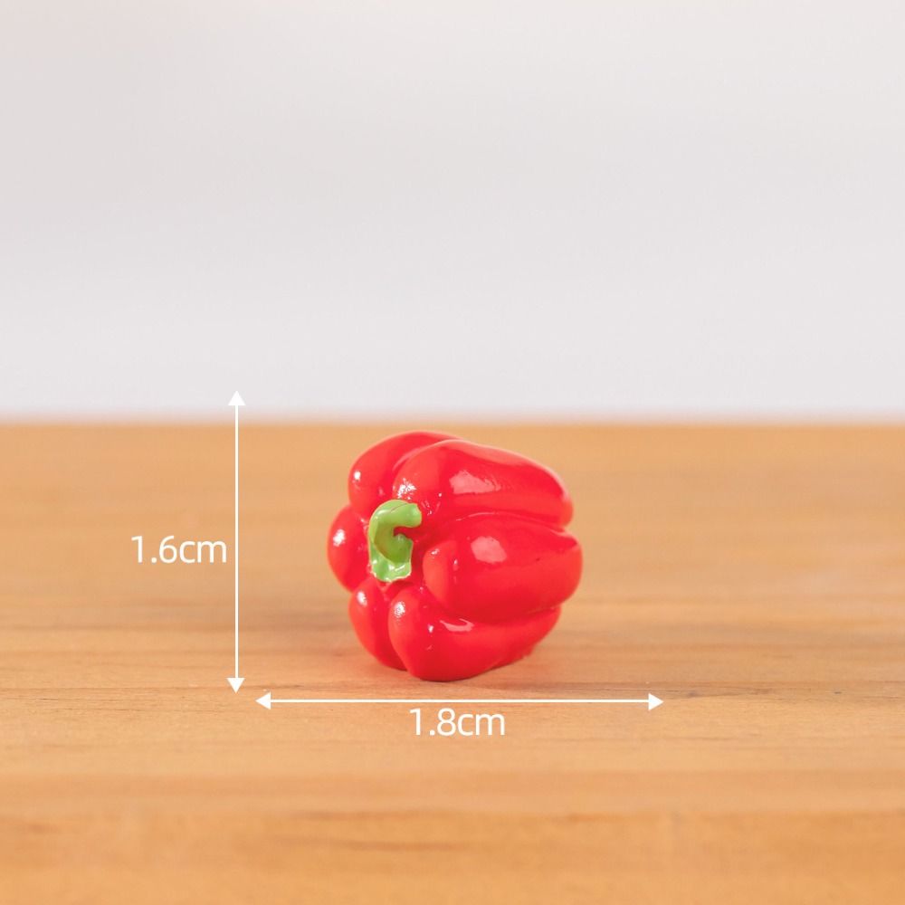 Vegetable Figurines Miniatures Imitation Vegetable Micro Landscape Ornaments For Home Decorations Room Decor