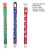 3Pcs Erasable Gel Pens 0.5mm Christmas Themed Pen Quick Drying Smooth Writing Pen for Office Stationary