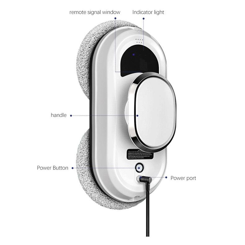 Робот-мойщик окон, очиститель стекол, сменный комплект для машины с дистанционным управлением 100-240 В