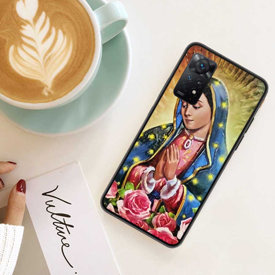 Чехол для телефона Дева Гваделупская Дева Мария Для Redmi Note 14 13 Pro 5G Plus 12 12C 10 10A 10C 9 9A 9C 9T 8 8A K60 K70 Pro Xiaomi