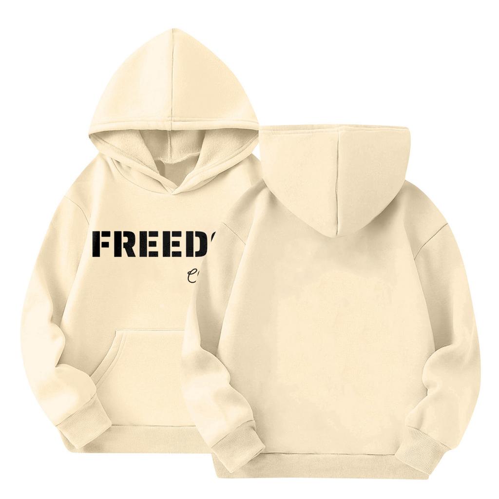 Cute Hoodies For Teen Children Trendy Preppy Hooded Sweatshirts Oversized Long Sleeve Shirts Clothes For Children