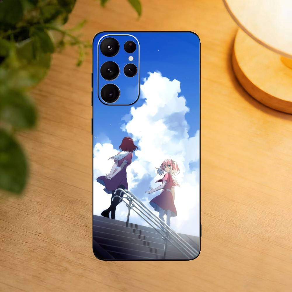 Чехол для телефона M-Munou Na Nana для Samsung S25,24,23,22,30,21,10,9,Ultra,Plus,Lite Мягкий черный чехол