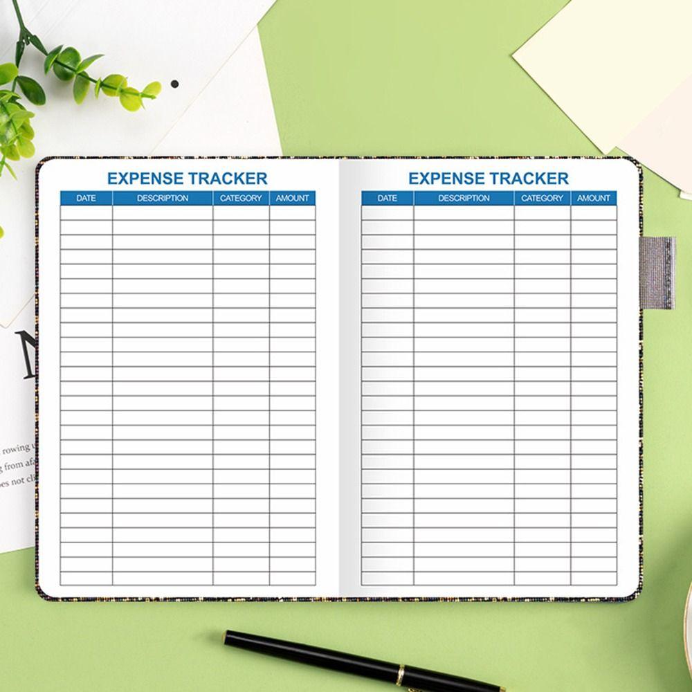Undated A5 Cash Budget Planner Book Multifunctional Expense Tracker Notebook Personal