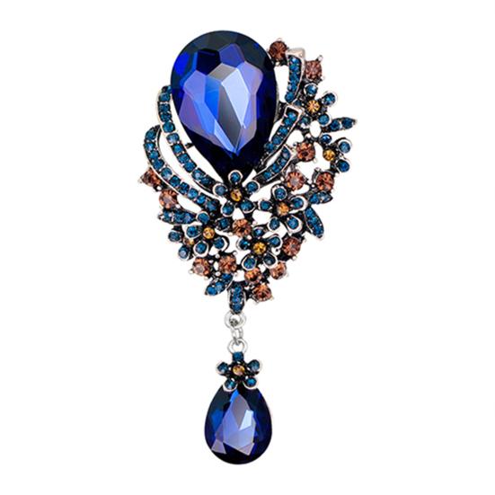 Brooch Pin Hollow Design Alloy Engagement Jewelry Brooch for Women