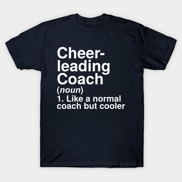 Asian Size Men Black Print T-shirt Cheer Coach No-Cut Heat Transfer Print Cotton Tshirt