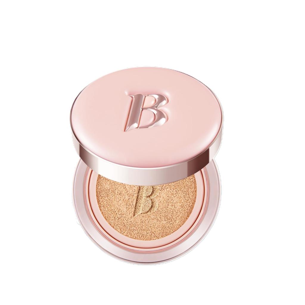 BANILACO Essence Skin Pink Cushion 12g Cushion Makeup Korean Cosmetics SPF50+ PA+++ Foundation, Foundation, Base, Glowing, Coverage, Moisturizing, (21