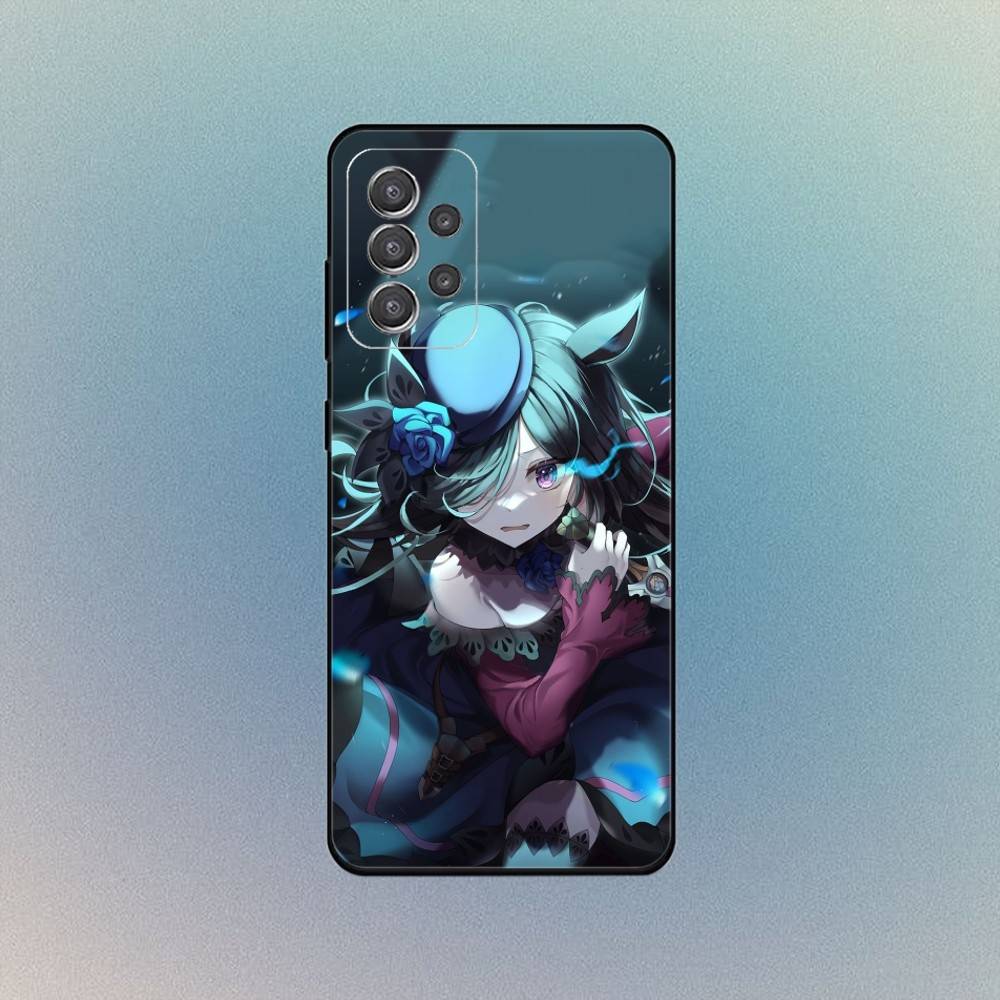 Красивый чехол для телефона Derby U-Uma Musume для Samsung Galaxy S25, S24, S21, S22, S23, S30, с крышкой-подставкой