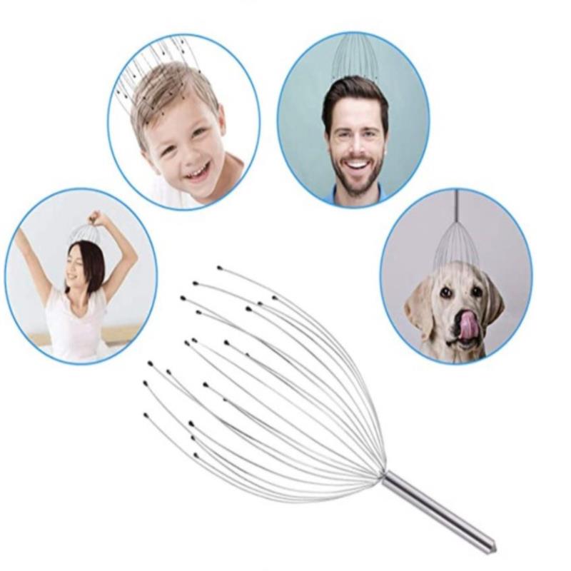 Массажеры для кожи головы с 20 когтями для массажа головы для глубокой релаксации