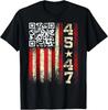 Смешная QR-футболка Унисекс Президент Трамп Он вернулся S-5XL