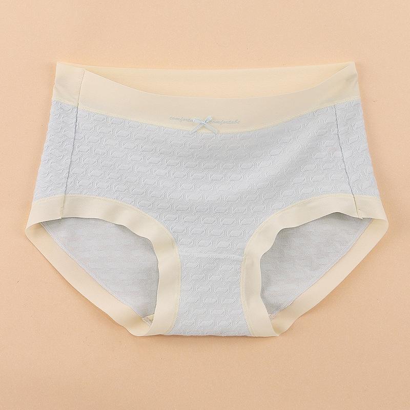 Женские трусы из хлопка 5А, антибактериальное нижнее белье, сексуальные бесшовные трусики со средней высокой талией
