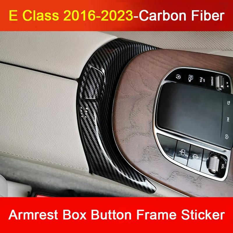 Car Parts Center Console Tidying Armrest Box Panel Trim Cover Frame For Mercedes-Benz C E Class GLC W205 W213 X254 Car Accessory