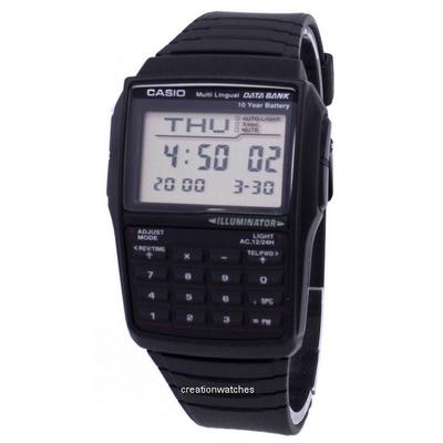 Digital Data Bank 5 Alarm Multi-Lingual DBC-32-1ADF DBC-32-1A Мужские часы