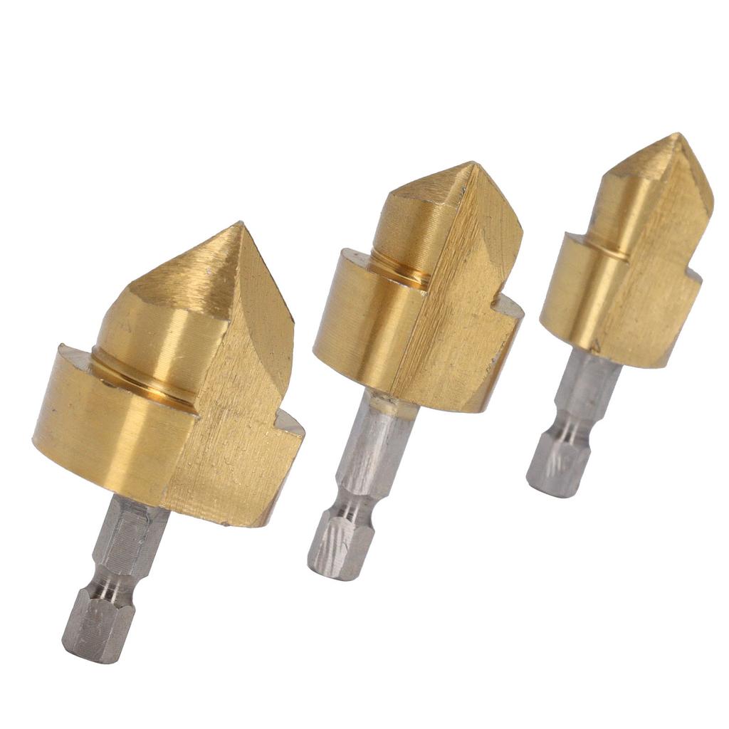 Набор из 3 шт. PPR подъемных сверл с шестигранным хвостовиком 1/4 дюйма для расширения водопроводных труб, перфораторов, открывателей отверстий