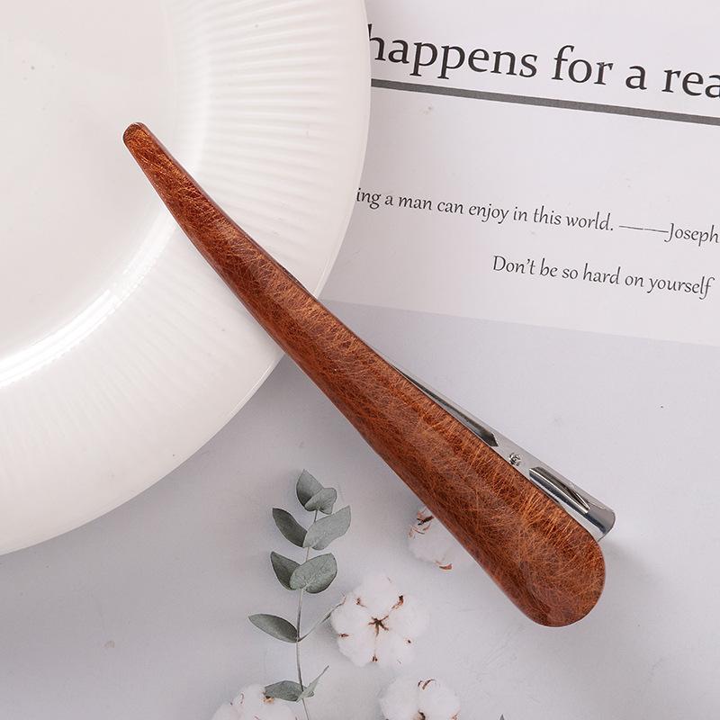 Заколка для волос из ацетата с блестками в корейском стиле для шикарных причесок - Большая акриловая заколка для элегантных причесок