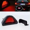 1 Pcs Red 12 LED Rear Tail Stop Fog Triangular Brake Light Stop Safety Lamp Car Motor LED Rear Tail Light LM