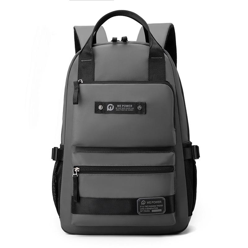 Trendy Versatile New Backpack Waterproof Wear-resistant Nylon Bag with Multi-pocket & Large Capacity for Daily Commute