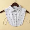 Versatile Print Fake Collar Women'S Season Sweater Decorative Collar Fake Shirt Collar Fake Collar