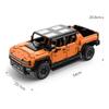 1:10 Classic Off-Road Vehicle Model Building Block Building Set, Moc Model Ornaments Educational Toys, Static Car Model Gifts