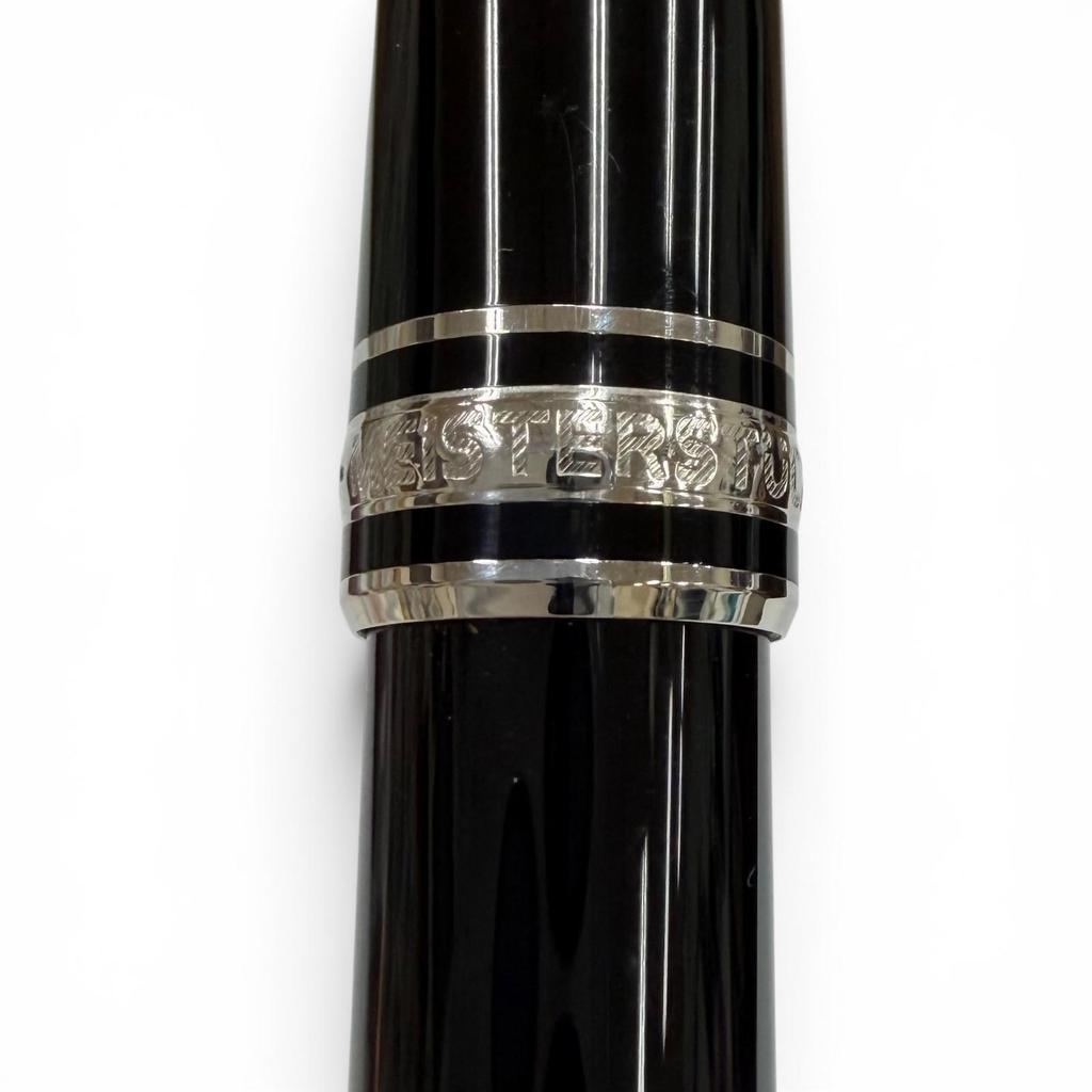 Отличная шариковая ручка MONTBLANC Meisterstück Platinum Line черная мужская Б/У