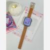 ApplewatchS10Ultra Cookies Kitten Leather Apple S98765se Fine Wristband Watch Strap