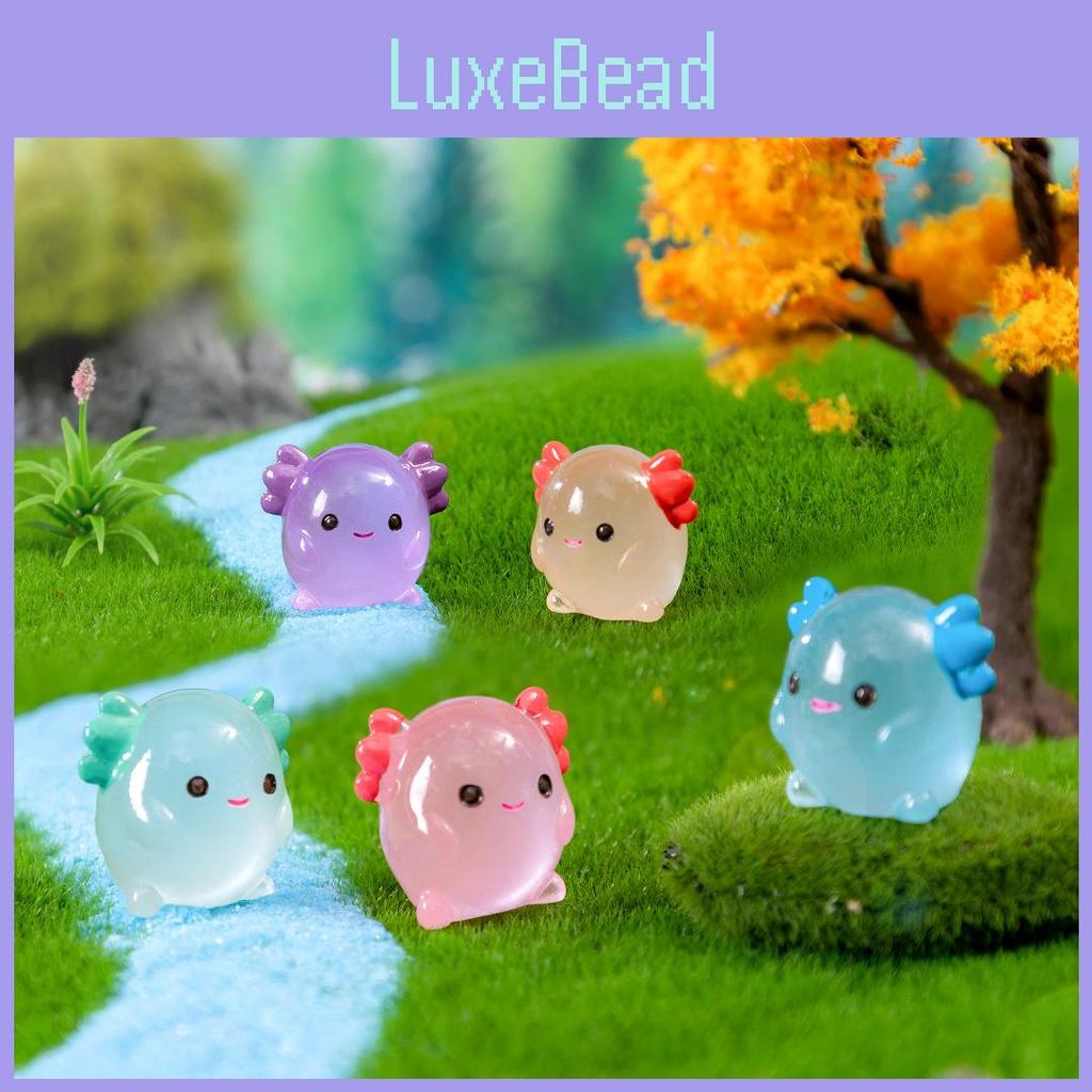 Очаровательные светящиеся в темноте пухлые шестиугольные фигурки драконов для декора сада