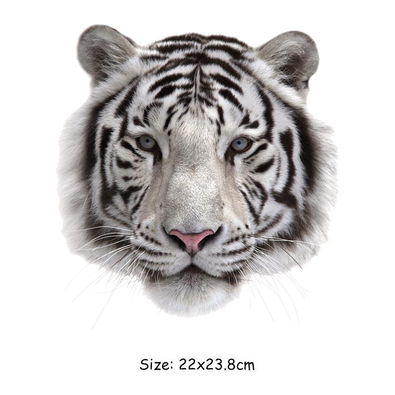 Cartoon Animal Diy Patch Iron On Clothes Jeans Fashion Diy Accessory Sticker Heat Press Appliqued Thermal Patch Wolf Lions Dog