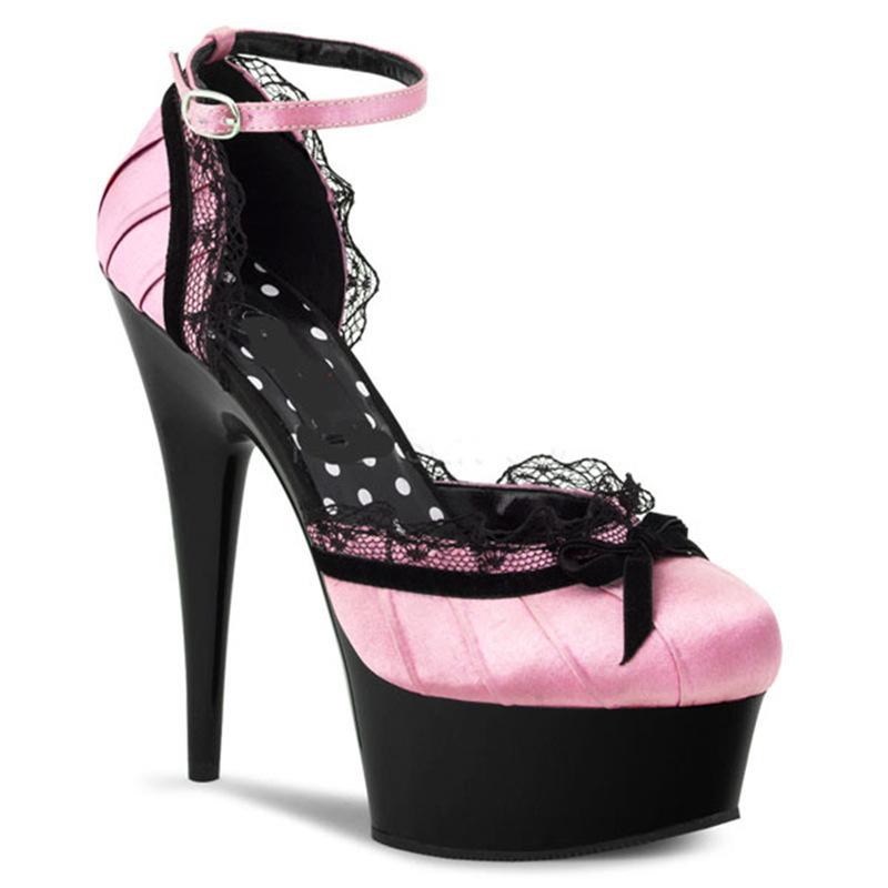 Женские свадебные туфли на платформе 15 см, сексуальные туфли для женщин на высоком каблуке, большой размер, 6-дюймовые фетиш-каблуки, готические туфли для стриптизерш, модель для ночного клуба, подиум